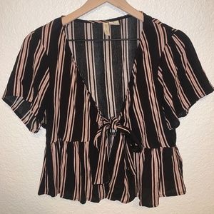 Sky and Sparrow striped two-piece set